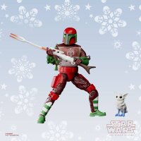 Star Wars Black Series Actionfigur Mandalorian Warrior (Holiday Edition) 15 cm