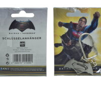 Schlüsselanhänger DC Batman vs. Superman - Metall - Neu - Selten