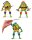 Teenage Mutant Ninja Turtles: Mutant Mayhem Ninja Shouts Michelangelo Actionfiguren 15 cm Ninja Shouts Sortiment