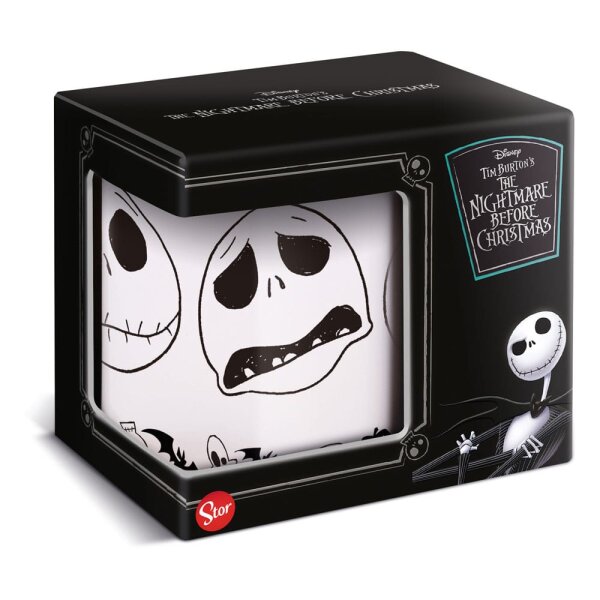 Nightmare Before Christmas Tassen Umkarton Jack Skellington Faces 325 ml