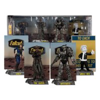 Fallout Movie Maniacs PVC Statuen 4er-Pack Lucy, Maximus,...