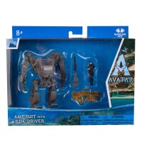 Avatar: The Way of Water Deluxe Medium Actionfiguren Amp Suit with RDA Driver