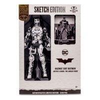 DC Multiverse Actionfigur Hazmat Suit Batman (Line Art) (Gold Label) 18 cm
