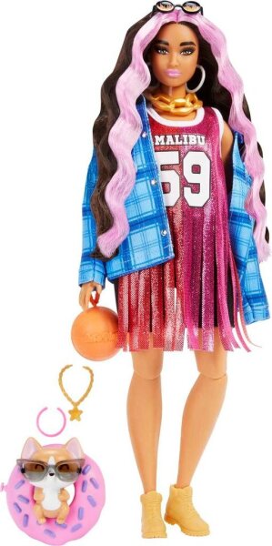 Barbie Extra Puppe Basketball Jersey Mattel 30 cm Modepuppe Trend
