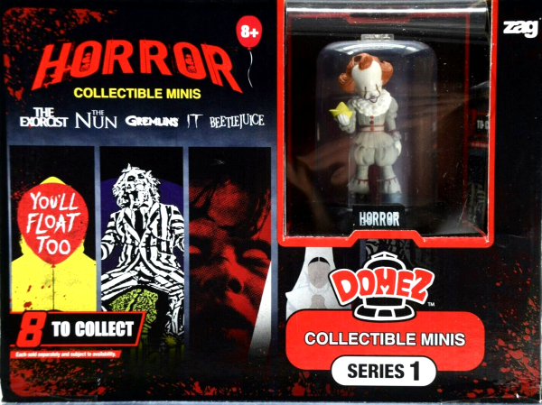 Domez Sammlerstück Minis - Horror Serie 1 BLINDPACK 3 Zufallsfigur - Gruselspaß