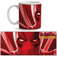 Marvel Deadpool & Wolverine Tassen Bundle 3er Set Semic Keramik 340 ml Becher HD