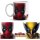 Marvel Deadpool & Wolverine Tassen Bundle 3er Set Semic Keramik 340 ml Becher HD