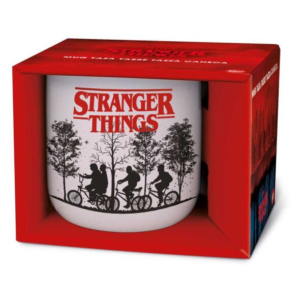 Stranger Things Tasse Friends with Bikes 355ml Keramik Offiziell lizenziert