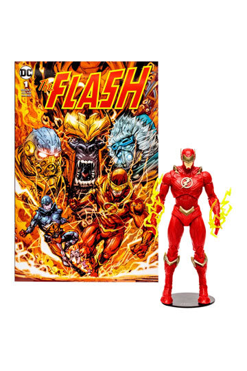 DC Direct Page Punchers Actionfigur & Comic The Flash Barry Allen (The Flash Comic) 18 cm