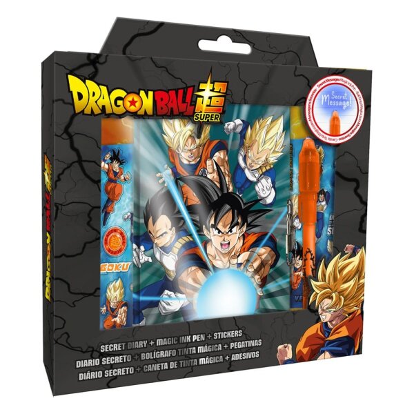 Dragon Ball Tagebuch Set mit Schloss