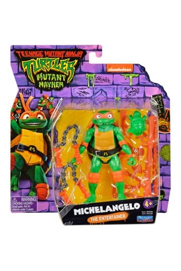 Teenage Mutant Ninja Turtles: Mutant Mayhem Michelangelo Basic Figure Actionfiguren 10 cm Basic Sortiment