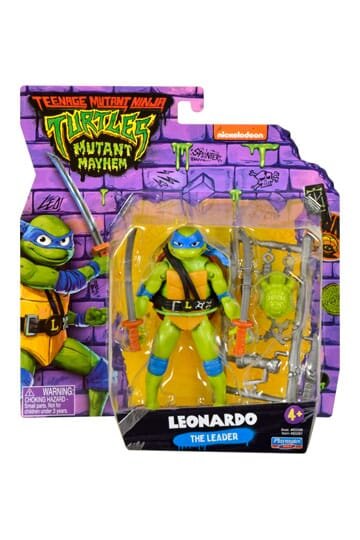 Teenage Mutant Ninja Turtles: Mutant Mayhem Leonardo Basic Figure Actionfiguren 10 cm Basic Sortiment